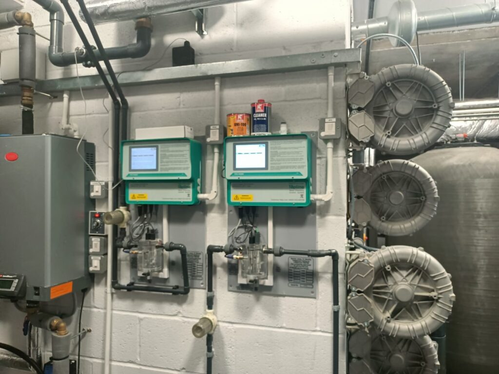 Plant room maintenance